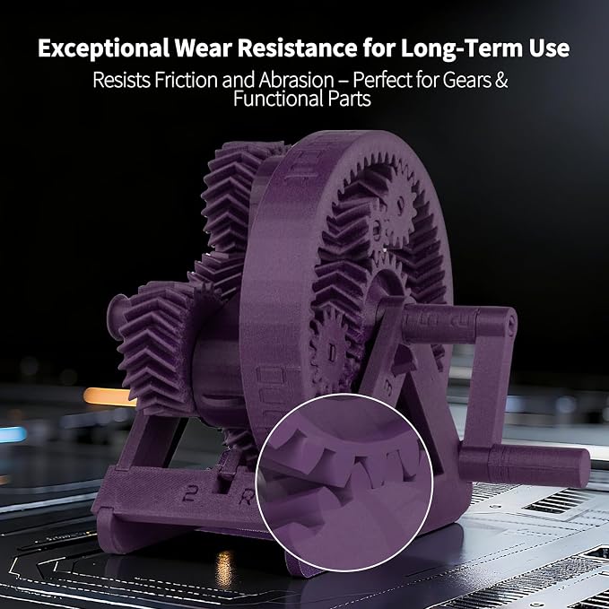 IEMAI Carbon Fiber PETG Filament 1.75mm Matte Purple 1KG, PETG-CF 3D Printer Filament with Dimensional Stability & Low Warpage, High Stiffness, Heat Resistant, Easy Print
