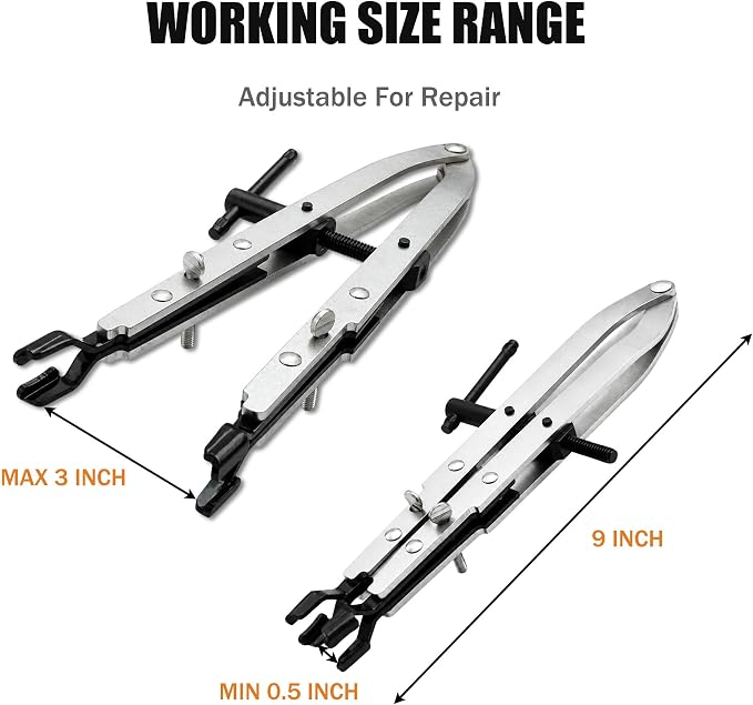 19063 Valve Spring Compressor Tool, Manual Engine Service Tool for Briggs and Stratton Small Engines, Compatible with 750-174