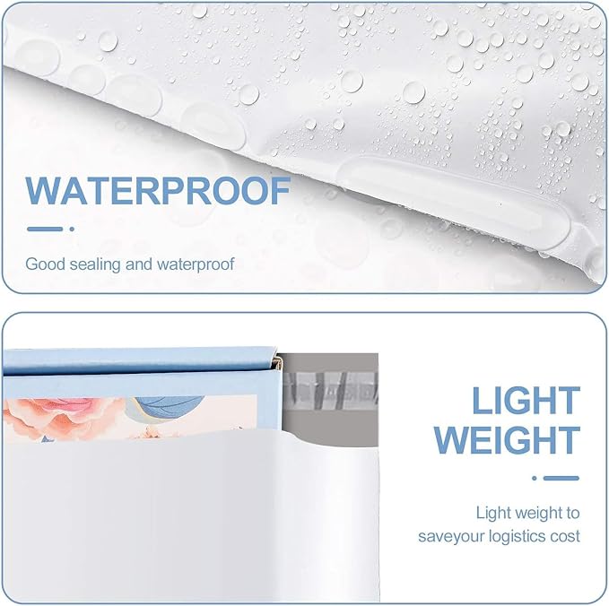 Metronic Poly Mailers 19x24 500 Pack | Large Shipping Bags for Clothing | Thick Self Seal Mailing Poly Bags for Business | Waterproof and Tear-Proof Large Shipping evvelopes in White