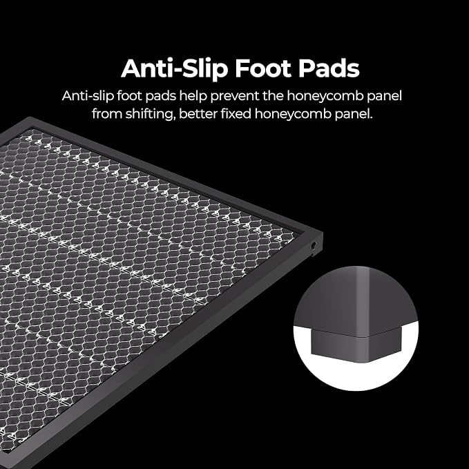 Creality Honeycomb Working Table 460x346mm, Laser Honeycomb Bed for Falcon A1 and A1 Pro, Aluminum Honeycomb Cutting Table for Fast Heat Dissipation and Desktop Protection (18.11” x13.62”)