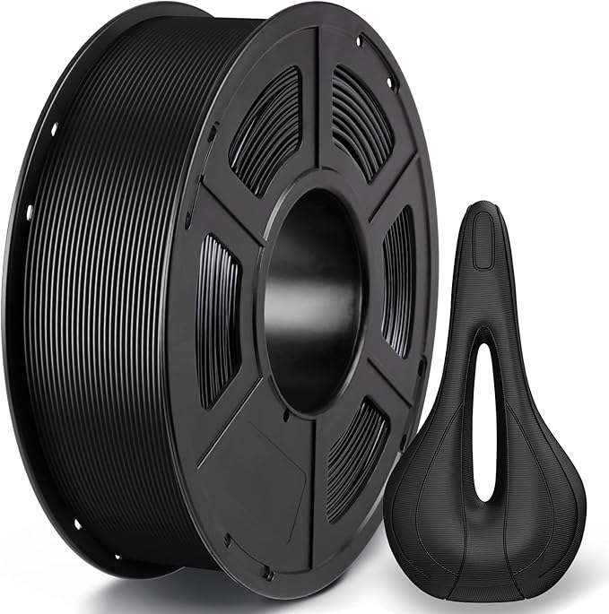 ANYCUBIC ASA Filament 1.75mm, Weather & Heat Resistant, 3D Printer Filament Suitable for Printing Outdoor Functional Parts, Dimensional Accuracy +/- 0.02mm, 1KG Spool, Black