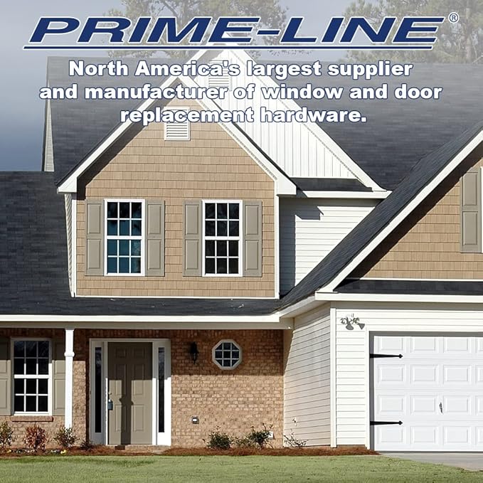 Prime-Line 658-8237 Surface Mounted Hinge Set, RH/IN - LH/OUT, w/Fasteners, Stainless Steel (Single Pack)