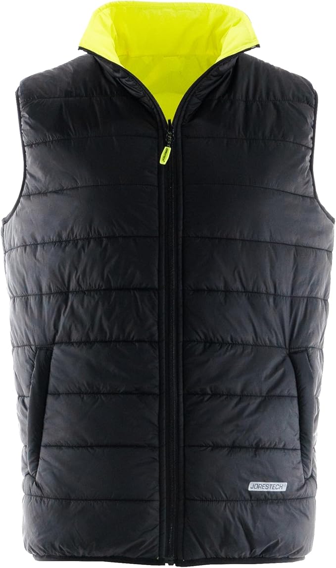 JORESTECH Reversible Insulated Hi-Visibility Safety Vest, ANSI/ISEA 107-2020 Class 2 Type R