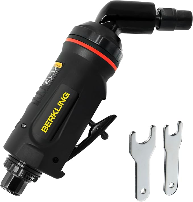 BT 6323 1/4" 115 Degree Angle Air Die Grinder – Professional-Grade Heavy-Duty Pneumatic Grinder with Variable Speed Control for Precision Grinding, Polishing & Sanding