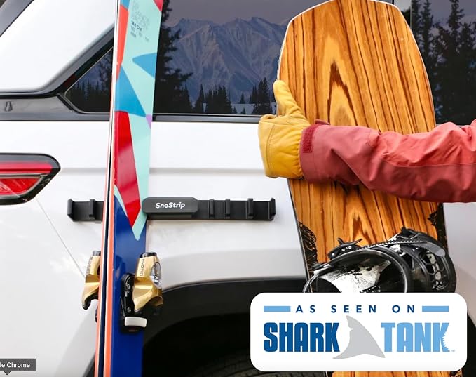 by RigStrips | The Original Protective Magnetic Ski & Snowboard Holder for the Side of Your Vehicle for Paint and Gear Protection