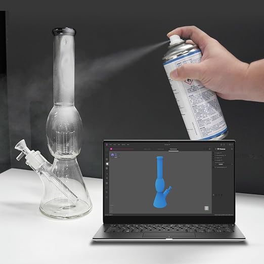 AESUB Blue Spray for 3DMakerpro 3D Scanner, Suitable for Reflective, Transparent Surface or Highly Textured Surfaces 400ml