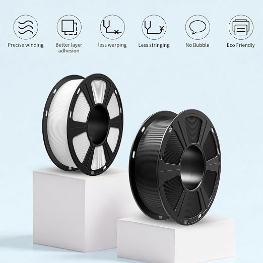 GEEETECH Blue PLA Filament 1.75mm 1KG, Neatly Wound 3D Printer Filament Dimensional Accuracy +/- 0.02mm, 1000g Spool(2.2lbs) 3D Printing Filament Fits Most FDM 3D Printers