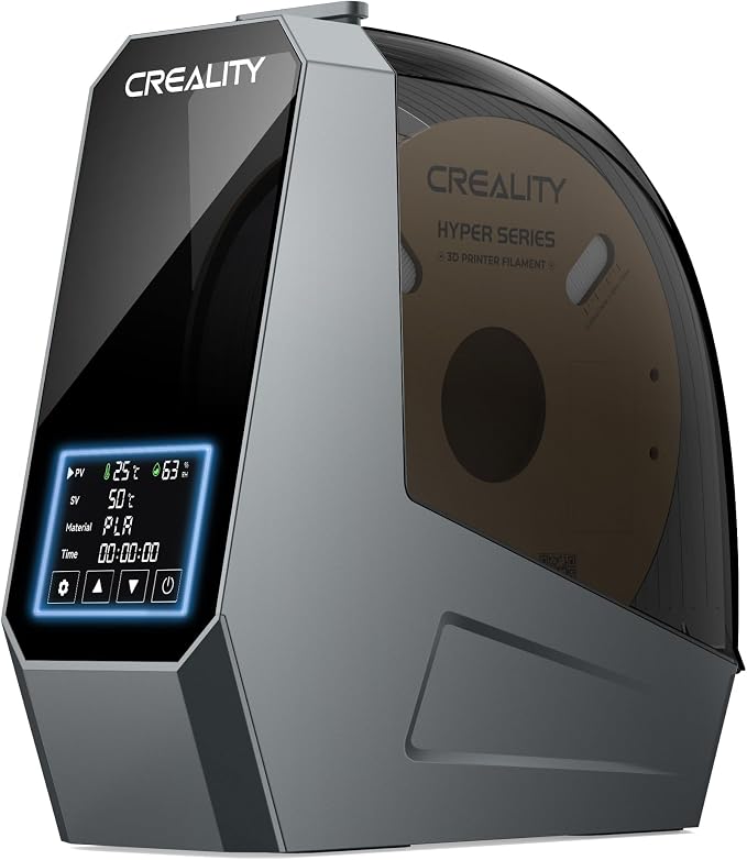 2026 New Official CREALITY Space Pi Filament Dryer, 360° 110W PTC Hot-Air Heating 3D Printer Filament Dryer Box with Fan, Upgraded Filament Dehydrator Storage for PLA ABS PETG PA Filament 1.75 2.85mm