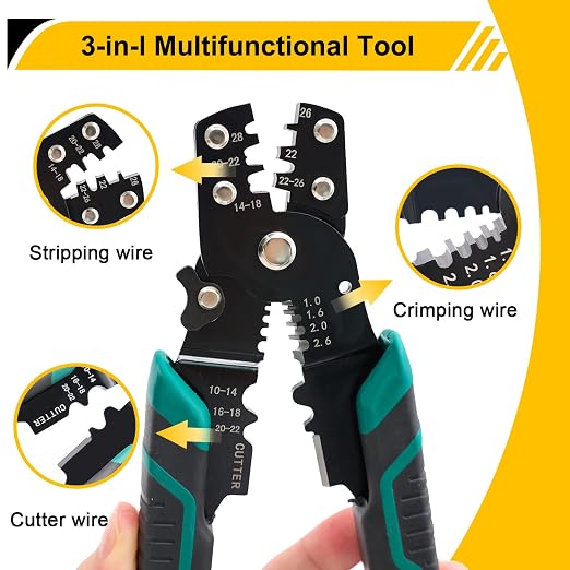 2066Pcs Heat Shrink Solder Seal Wire Connectors Kit with Heat Gun and Wire Stripper Crimping Tool, Waterproof Heat Shrink Wire connectors Electrical Wire Terminals for Marine Electrical