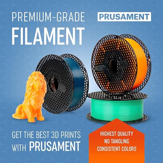 Prusament Premium ASA Sapphire Blue 1.75mm 800g 3D Printer Filament | ASA filament with UV resistance, weather durability, and reliable performance for outdoor and professional applications.