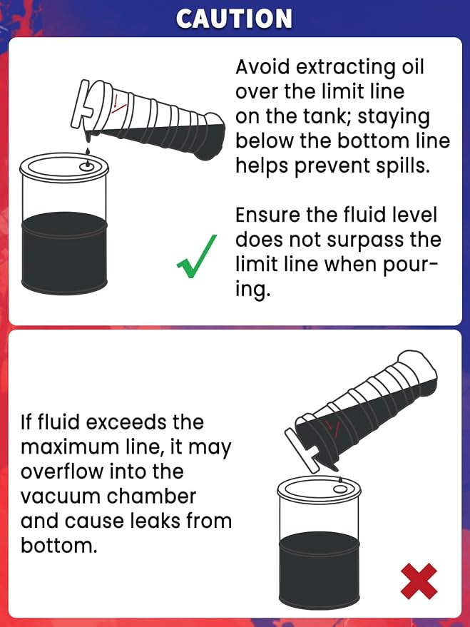 Oil Extractor Pump 7L Manual Oil Changer Vacuum Fluid Evacuator Extractor for Automotive Fluids Vacuum Evacuation