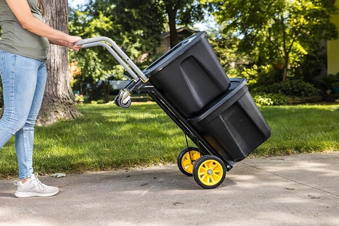 Gorilla 400 lbs. Convertible Steel Hand Truck, Simple Flatbed Conversion; Wide Grip Telescoping Handle, Flat-Free Tires