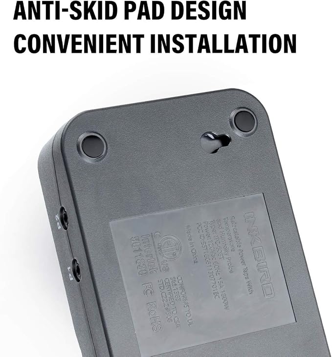 Inkbird Temperature and Humidity Controller ITC-608T Pre-Wired Dual Stage Thermostat 120VAC 15A 1800W ETL Listed Mushroom Greenhouse Homebrew