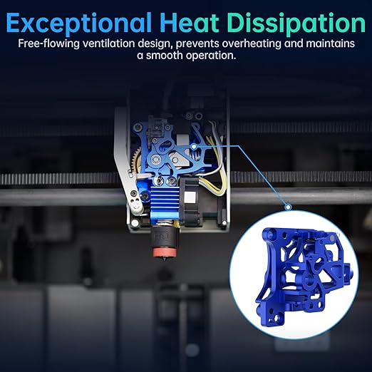BIQU Panda Extruder CNC Extruder Shell for Bambu-Lab P1P/P1S/X1C/X1E Lightweight Original Factory Gears Panda Claw Al 6061 T6 Aluminum Alloy High Precision Shell