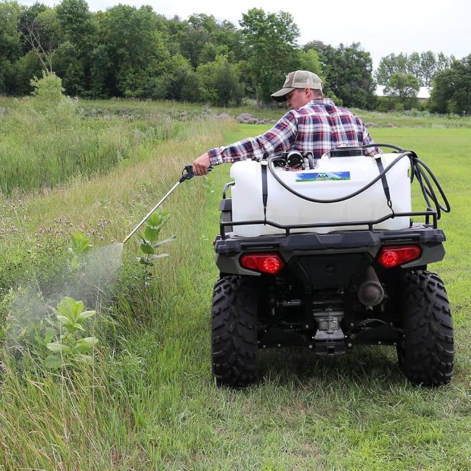 Master Mfg 25-Gallon Deluxe UTV & ATV Spot Sprayer - 2.2GPM, 70PSI Max for Fertilizer, Weed & Pest