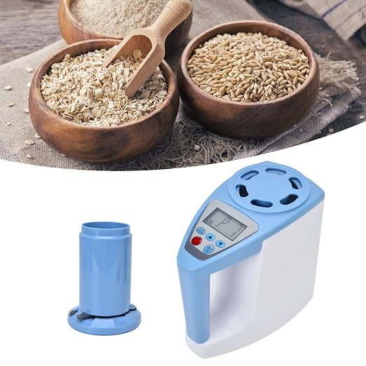Smart Grain Moisture Meter, Grains Moisture Meter, Grains Moisture Testing, High Accuracy Digital Grain Moisture Analyzer, Grain Moisture Meter for Rice Corn Wheat Canola for 24 Kinds of Grains(US)