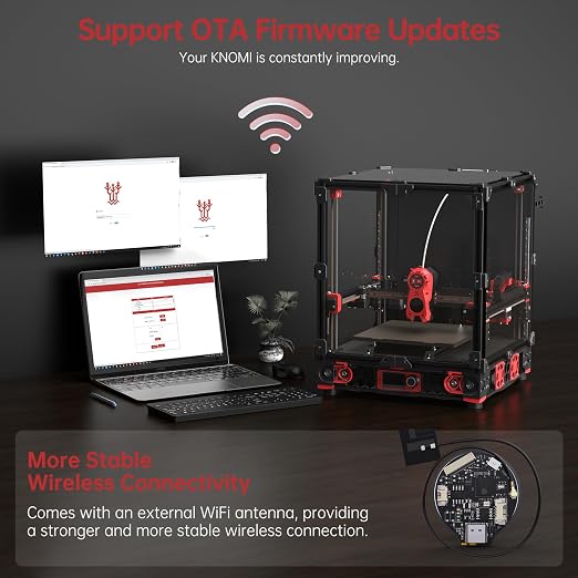 BIGTREETECH KNOMI 2 1.28in Upgrade Touch Screen for Voron Stealthburner(Not for A1/P1/X1) Toolhead LCD Display Screen Support Klipper Compatible with EBB SB2209/SB2240 CAN