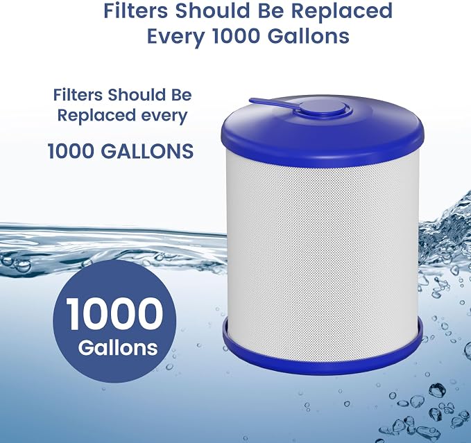 RS-1SG (788000) Water Filter Replacement Cartridge Compatible with General Ecology Seagull IV X-1 Series Water Purifiers RV/Marine Models, 1000 Gal. Capacity