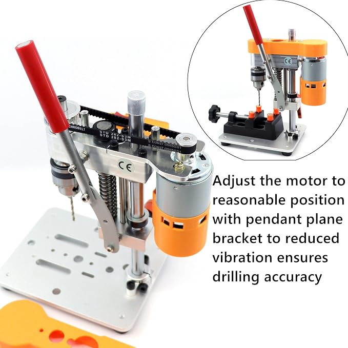 Precision Mini Drill Press Benchtop Driller Machine B10 Upgraded