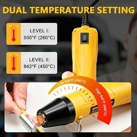 200PCS Heat Shrink Solder Seal Wire Connectors Kit with Mini Heat Gun, Solder Stick Wire Connectors Waterproof Wire Electrical Connector Kit for Marine, Automotive, Boat, Truck (26-10 Gauge)