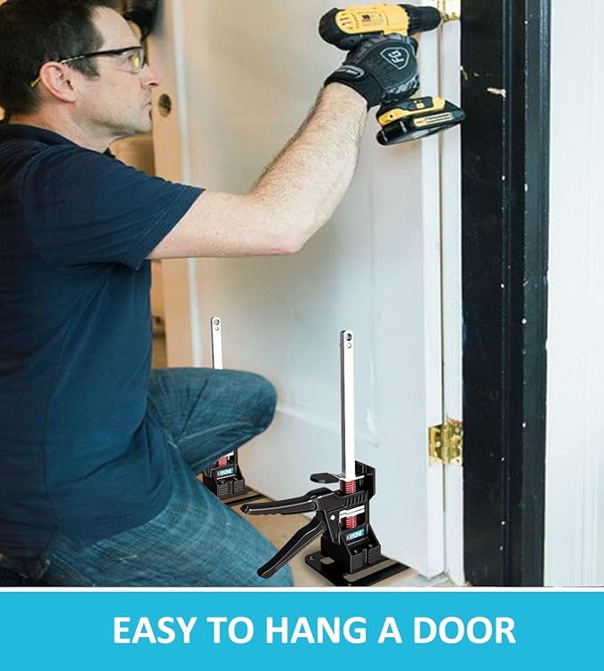 Labor Saving Arm Jack(2 Pcs),Height Lifting Device with Storage Case | For Light or Heavy Lifting: Door, Window, Panel Lifting, Tile Positioning, Cabinet Jacking etc