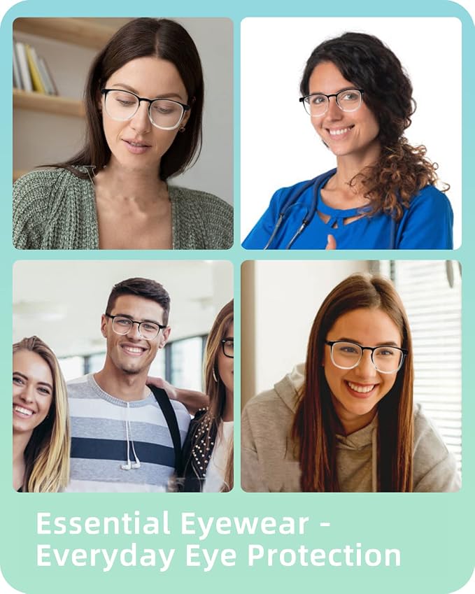 LianSan Oversize Anti-Fog Safety Glasses for Nurses, Z87.1 Certified Goggles for Women, Square UV Protection