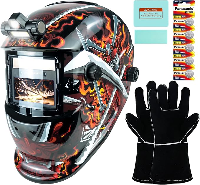 TRQWH Auto Darkening Welding Helmets for Men with Light Welding Hood & Welding Tools Backpack for Men Extreme Gear Pack