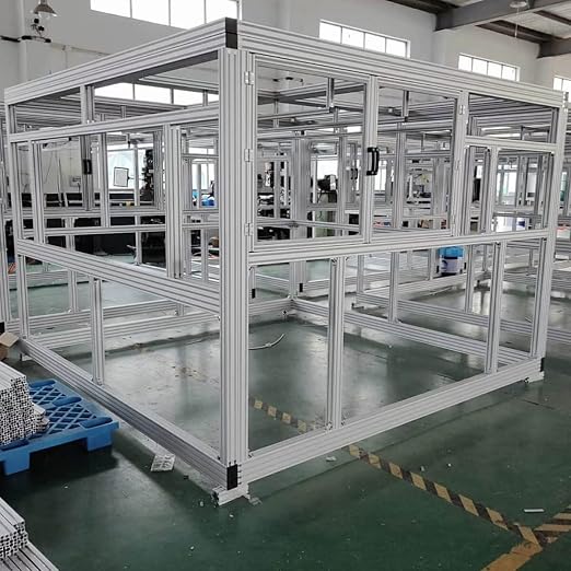 2PCS 20 Series T Slot 2080 Aluminum Extrusion Profile 15.75'',European Standard Anodized Linear Rail for 3D Printer Parts and CNC DIY 400mm Silver(15.75inch)