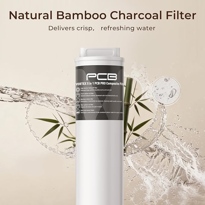 VIOMI V Pro PCB Filter, Replacement for Vortex 6 Pro & Vortex 8 Pro Water Filter System, 12-Month Lifespan, Compatible with Undersink Reverse Osmosis Water Filter - Vortex Pro Series Specifically