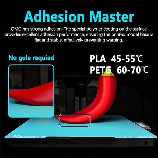for bambulab H2D/H2S printplate, Cold Plate OMG Plate 350 x 320 mm Supertack Build Plate PEI Cool Plate Dual Head Printing 3D Printer H2D ACE Pro Printing Platform