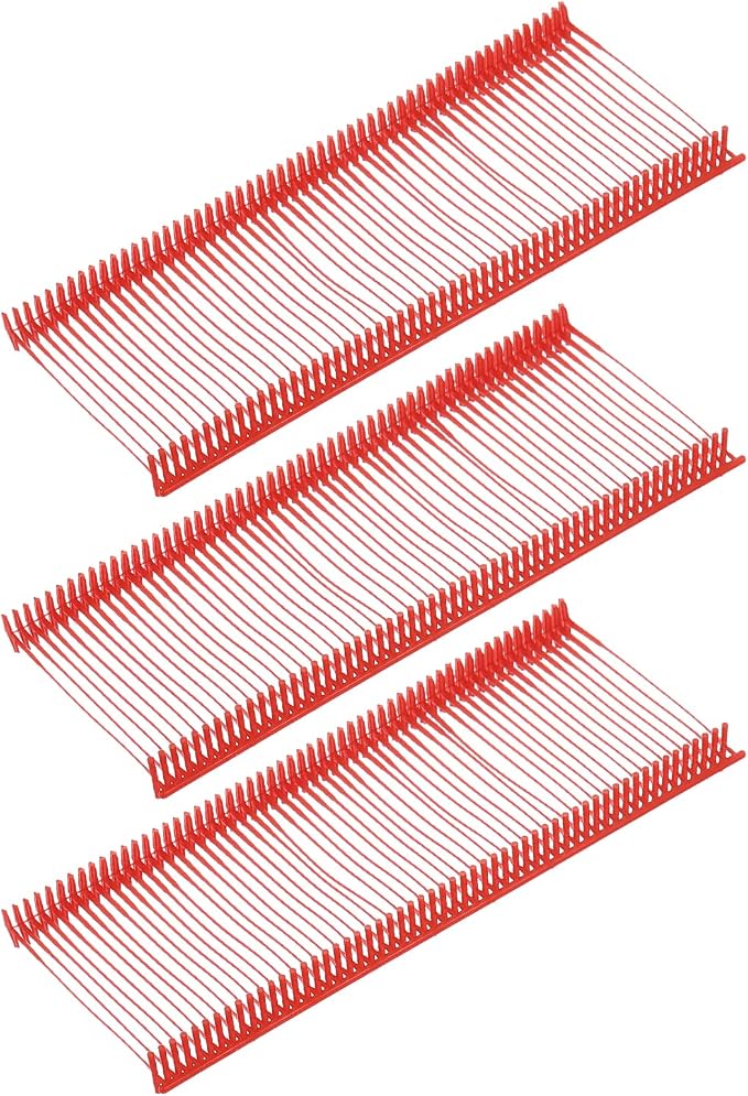 uxcell 5000pcs Standard Tagging Gun Fasteners 35mm Tagging Barbs Pins PP Plastic Tag for Price Tagging Gun, Clothing Tags Gun Attachments for Clothes Bag Fabric, Red