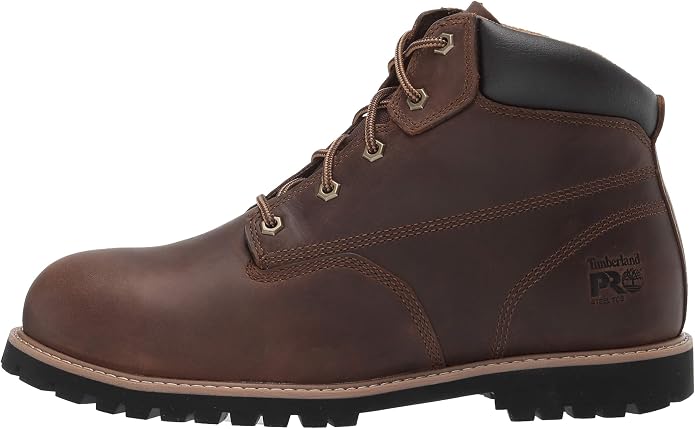 Timberland PRO Men's Gritstone 6" Steel Toe Industrial Boot, Brown, 10.5 M US