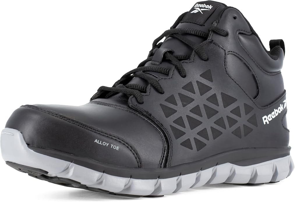 Reebok Work Mens Sublite Cushion Electrical Alloy Toe Work/Duty - Black