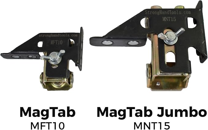 Strong Hand Tools MNT15 MagTab Jumbo Adjustable Magnetic Tab Holder, Adjustable Magnetic V-Pad Base, Magnetic Tack Welding Tool, 35 LBS Pull Force