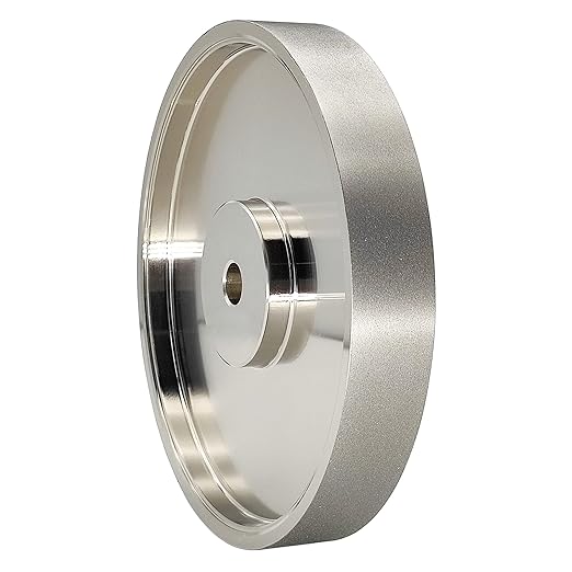 CBN Grinding Wheel 6 Inch 1000 Grit, 1/2" Arbor, 1" Wide | Sharpen High Speed Steel Cutting Tools, Bench Grinder Wheels for Bench Grinder