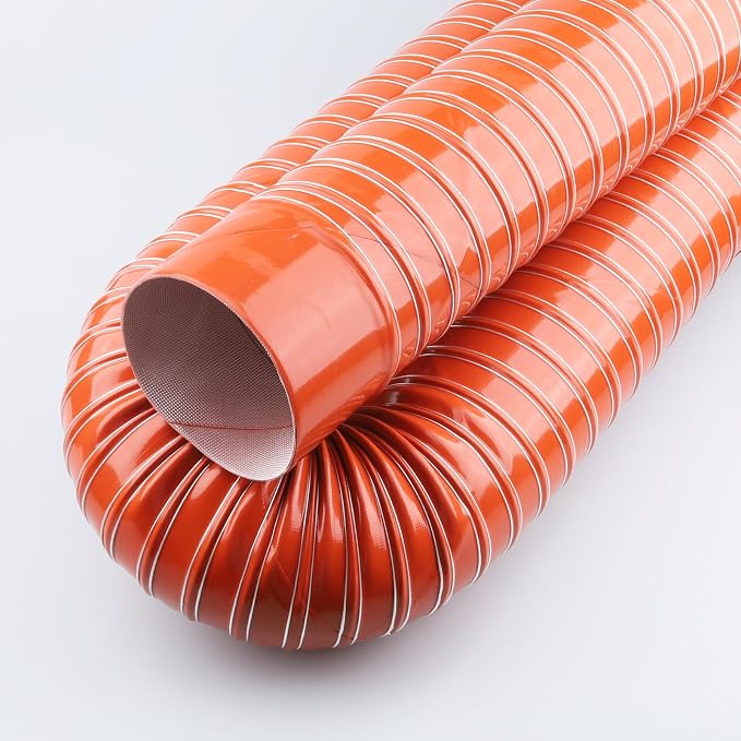AC PERFORMANCE 3.5" ID Silicone Flexible Brake Cooling Air Ducting Induction Intake Pipe Hose with Cuff, Length 3 Meter (10 Feet)