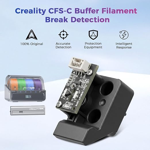 Creality CFS-C Buffer Filament Break Detection, Material Runout Detection Module, Save Filaments for K1 Series Multi-Color 3D Printers, Creality Filament System Official Original Replacement Accessory