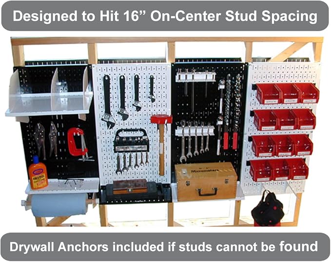 Green Metal Pegboard by Wall Control - 2 Pack