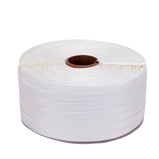 Heavy Duty Pallet Banding Woven Cord Strapping Roll - 3/4" x 1650' (500m), 2500lbs Break Strength