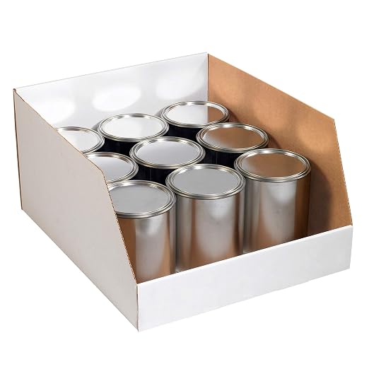 Box USA BBINJ202412 Jumbo Open Top Bin Boxes, 20" x 24" x 12", Oyster White (Pack of 25)
