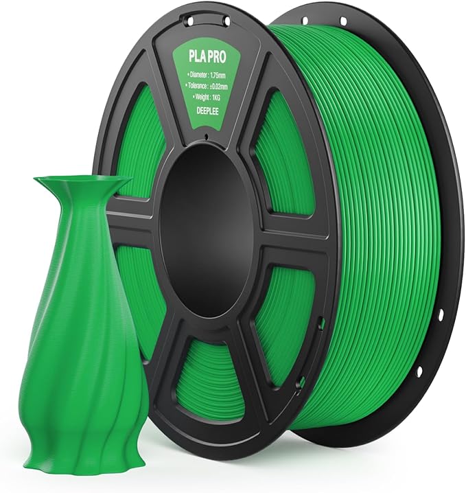 PLA PRO Filament 1.75mm, 3D Printer Filament, Grass Green 1kg