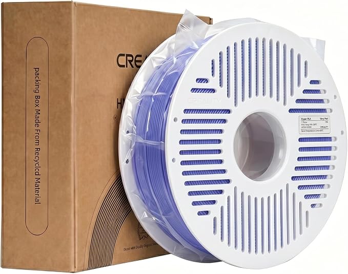 Creality PLA Filament with Reusable Spool 1KG, 1.75mm PLA 3D Printing Filament 2.2lbs High Dimensional Accuracy, Easy Installation Detachable Spool, Fits for Most 3D Printers, Perry Blue