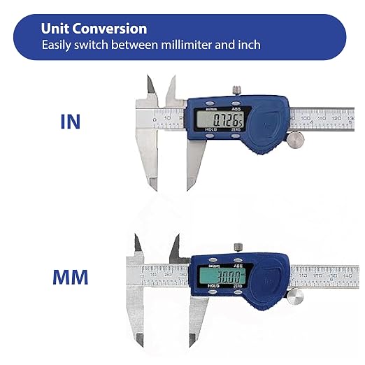 Fowler 54-101-150-2, Xtra-Value Cal Digital Caliper With 0-6"/150MM Measuring Range,Blue