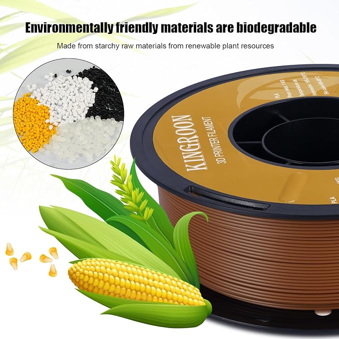 Kingroon High Speed PLA Bundle 3D Printer Filament 1.75mm, Rapid Filament for 30-600mm/s Hyper Printing Filament, Dimensional Accuracy +/- 0.03 mm, 12 kg Plastic Spool (26.4lbs（Mixed Colors）