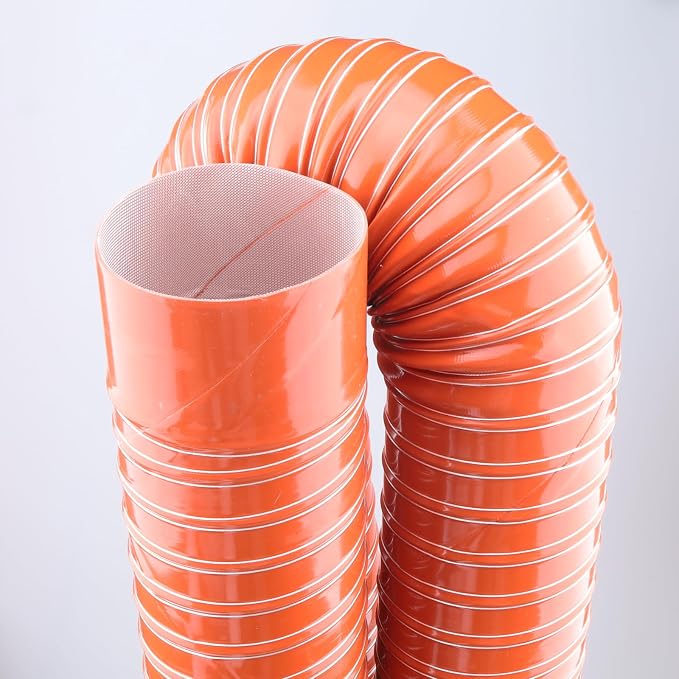 AC PERFORMANCE 3.5" ID Silicone Flexible Brake Cooling Air Ducting Induction Intake Pipe Hose with Cuff, Length 3 Meter (10 Feet)