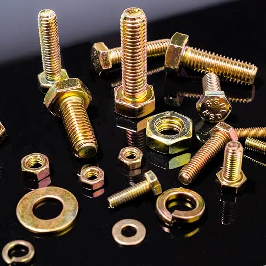 966PCS Nuts and Bolts kit– High-Strength M4 M5 M6 M8 Grade 8.8 Metric Bolts & Nuts Set with Organized Storage Case, 12-30mm