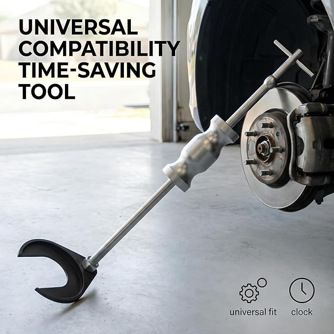 Universal CV Axle Removal Tool Set with Inner CV Axle Puller Tool with 5/8"-18 Slide Hammer and CV Joint Puller Propshaft Separator Tool U Joint Removal Tool