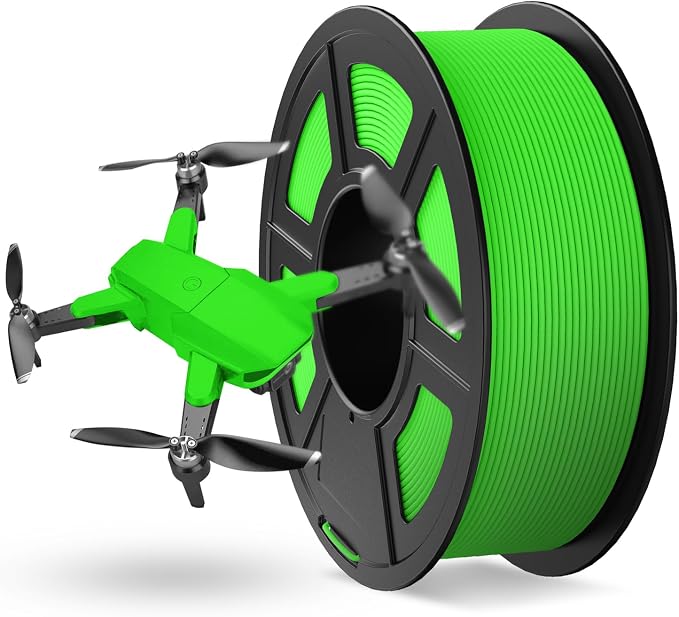 JAYO High Speed Matte PETG Filament 1.75mm Green 1.1kg Spool | Fast Printing 30-600mm/s, High Toughness, Impact Resistance, Most FDM 3D Printers