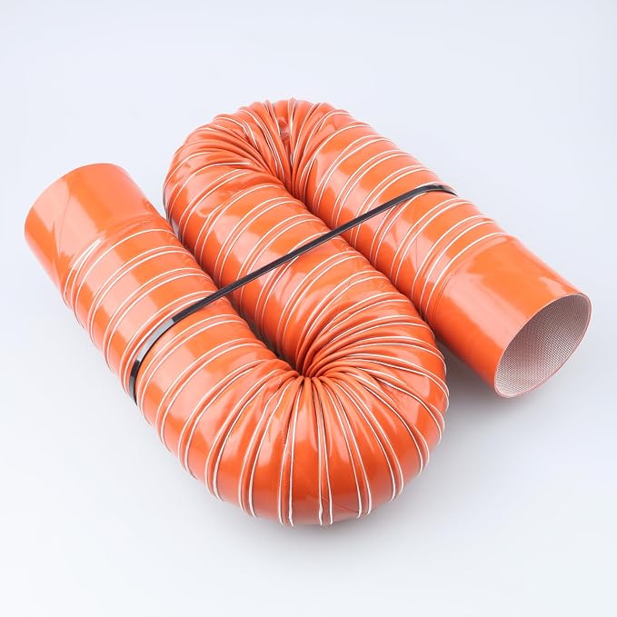 AC PERFORMANCE 3" ID Silicone Flexible Brake Cooling Air Ducting Induction Intake Pipe Hose with Cuff, Length 1 Meter (3.3 Feet)