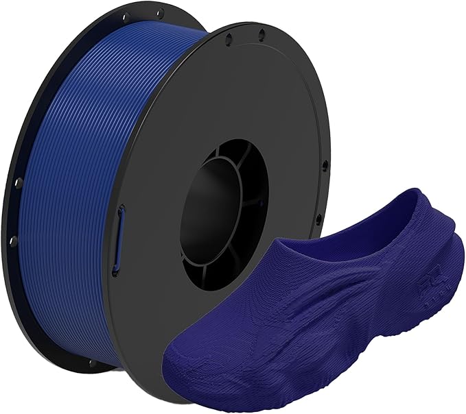 BIQU MorPhlex Flexible Filament 1.75mm, Turn 90A Into Ultra-Soft 75A with High Flexibility, 1Kg (2.2lbs) Spool - Dimensional Accuracy ±0.02 mm, Beginner-Friendly (Nova Bule)